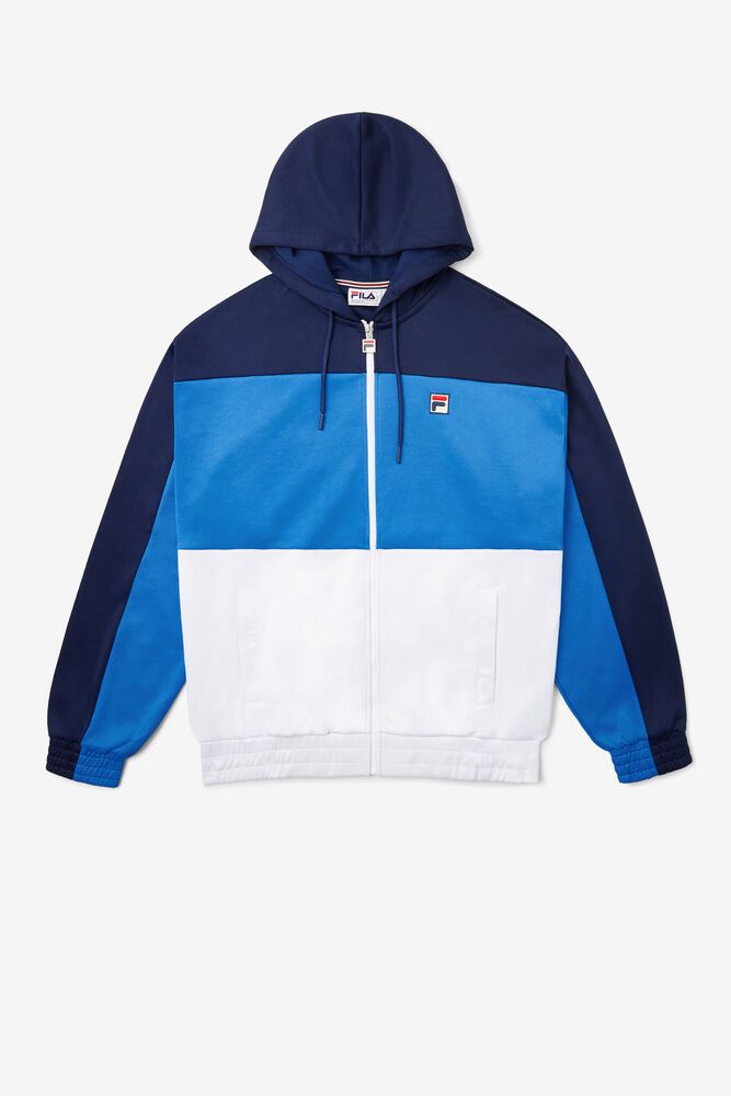 Fila Sky Hoodie Blue - Mens - 53798UJXK